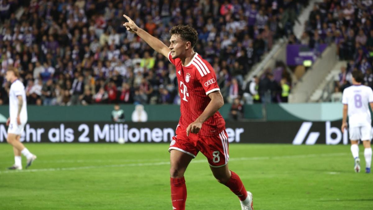 Tom Bischof spielt seit Sommer 2025 beim FC Bayern M&uuml;nchen. (Foto)