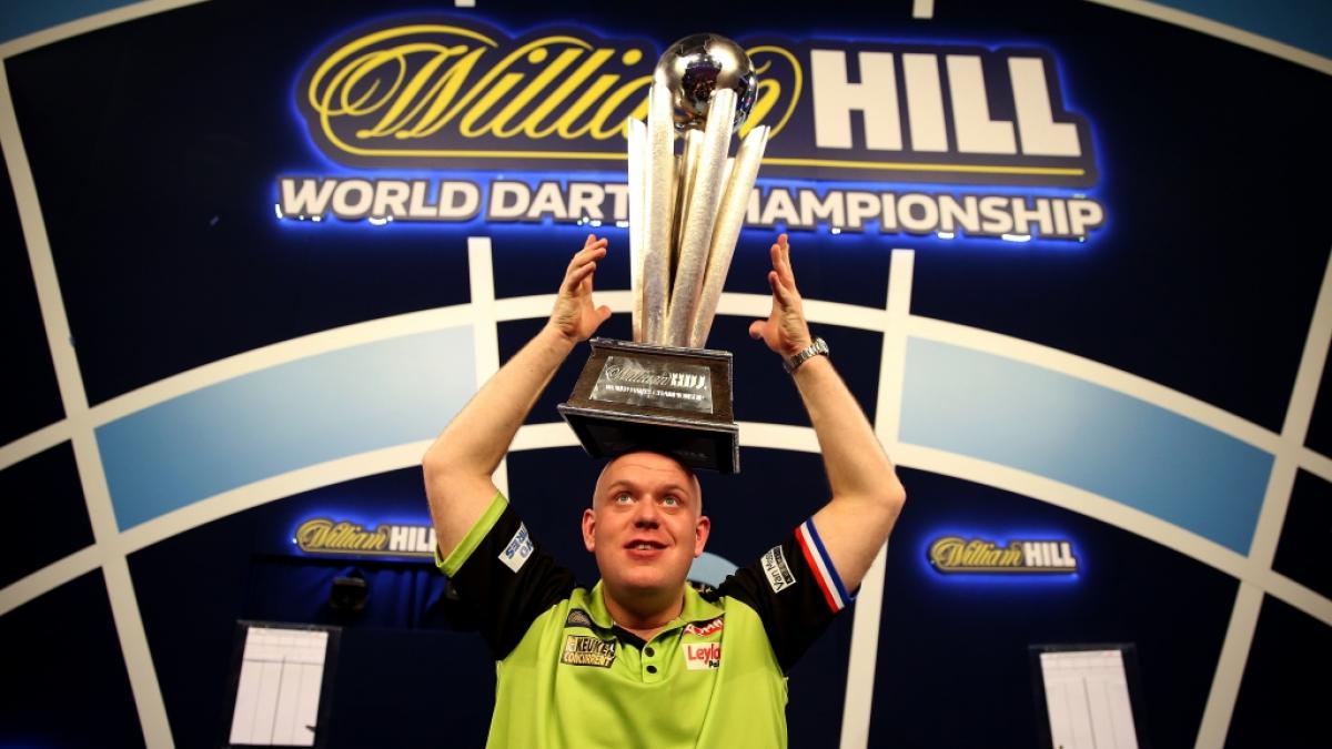Kann Weltmeister Michael van Gerwen seinen Titel bei der Darts-WM 2019/20 verteidigen? (Foto)