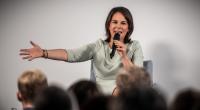 Annalena Baerbock nahm während ihrer Sommerreise am Leserforum der Frankfurter Allgemeinen Zeitung (FAZ) teil.