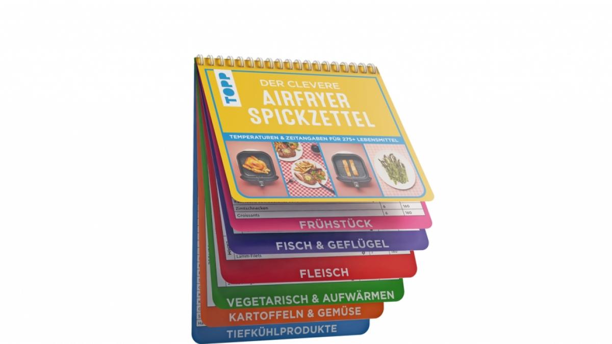 "Der clevere Airfryer-Spickzettel" von Sam und Dom Milner (Foto)