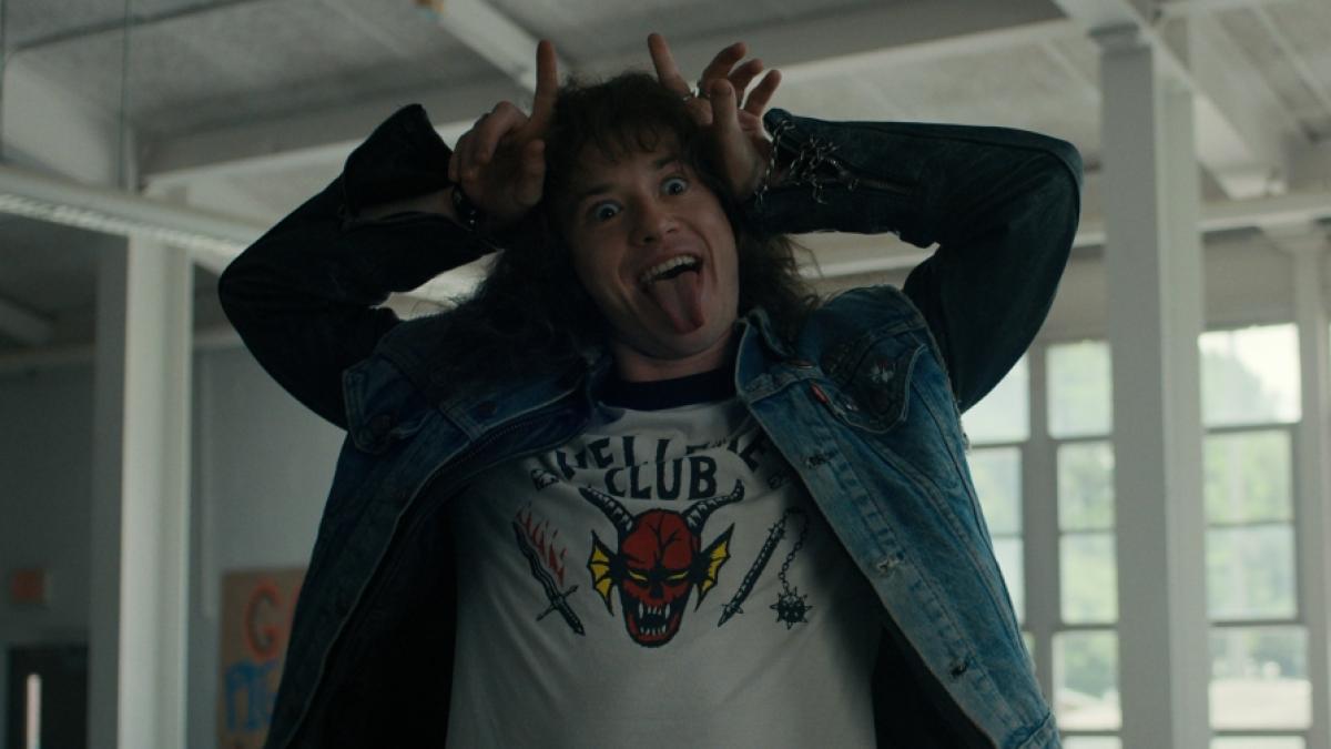 Joseph Quinn als Eddie Munson in "Stranger Things". (Foto)