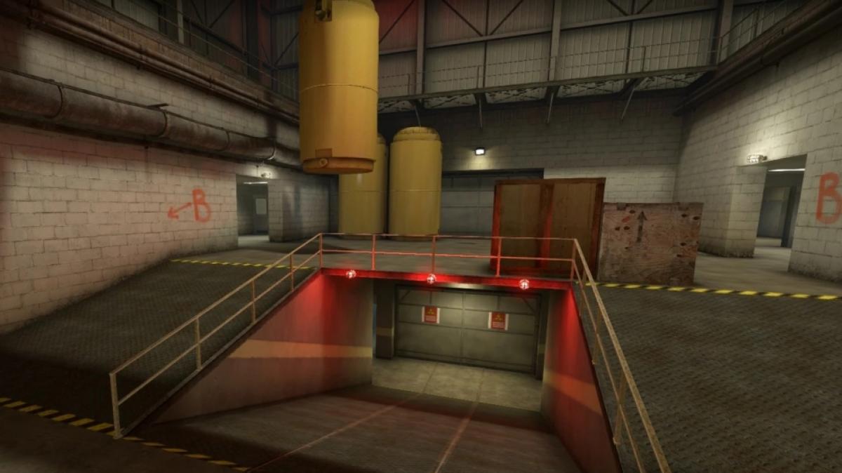 Die CS:GO-Map Nuke bietet viele Hallen und Durchg&auml;nge mit multiplen Zugangspunkte in einem Kernkraftwerk. (Foto)