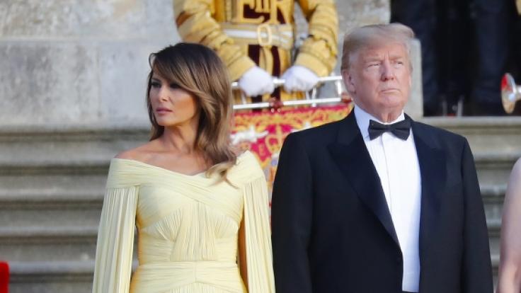 Eisige Stimmung zwischen Melania Trump und ihrem Mann Donald.
