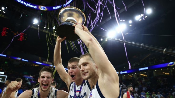 Slowenien hat es geschafft. Die Mannschaft wird erstmals Basketball-Europameister.