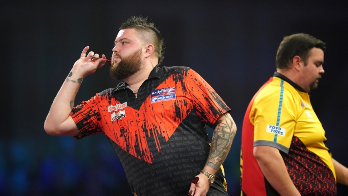 Der "Bully Boy" war nicht zu knacken: Gabriel Clemens musste sich im Halbfinale der Darts-WM gegen Michael Smith geschlagen geben. (Foto)
