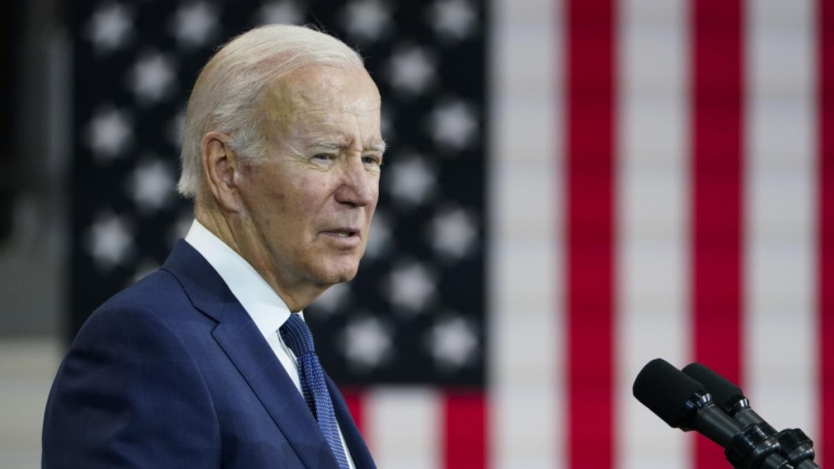 Joe Biden wird mal wieder von Donald Trump Jr. in die Mangel genommen. (Foto)