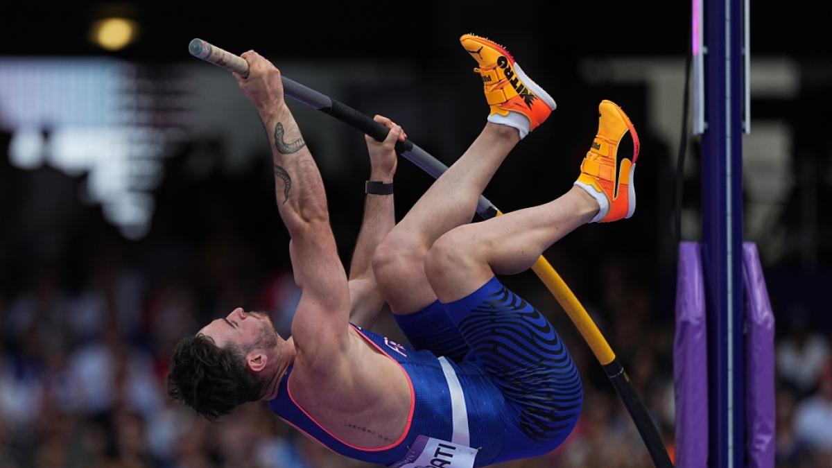 Anthony Ammirati aus Frankreich in Aktion. (Foto)