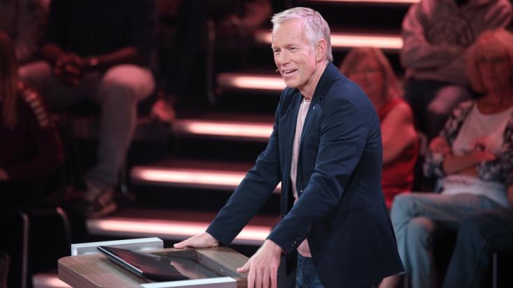 Deutlich schmaler: Johannes B. Kerner bei der Quiz-Show