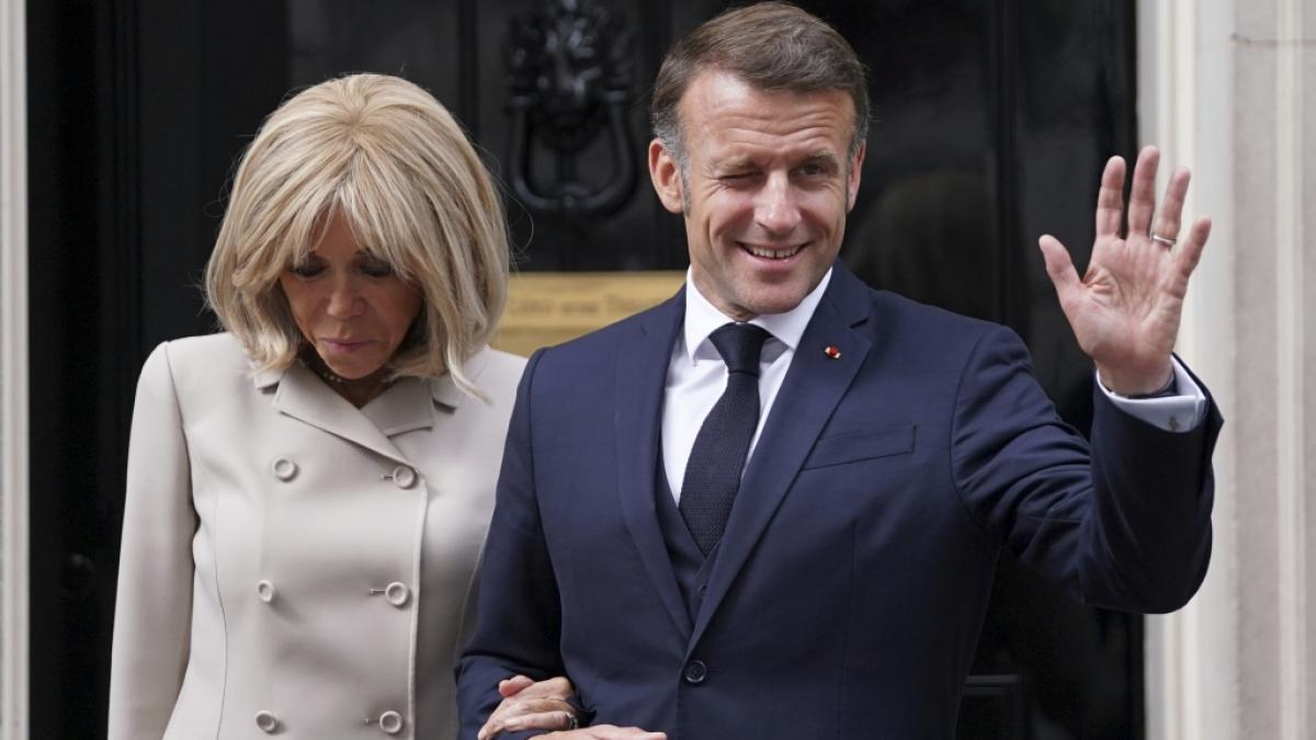 Brigitte und Emmanuel Macron. (Foto)
