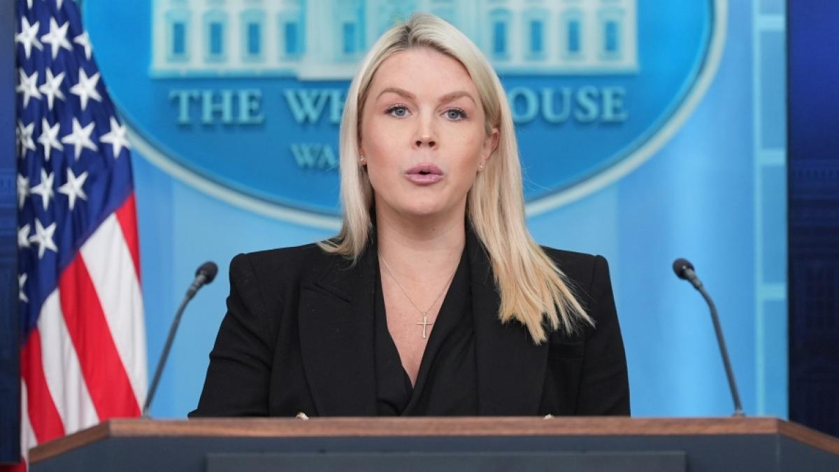 Karoline Leavitt hatte ihren letzten Arbeitstag. (Foto)