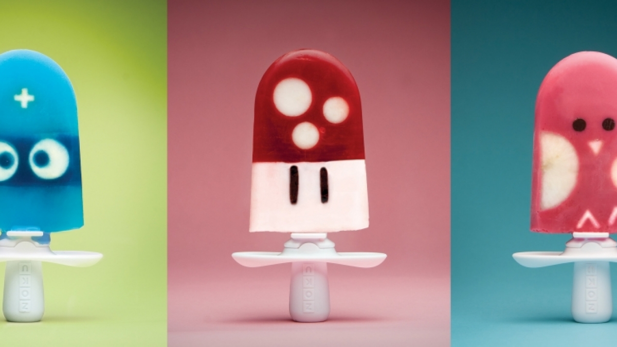 Fliegenpilz am Stiel? Mit dem Zoku Quick Pop Maker werden die fantasievollsten Eiskreationen Wirklichkeit. (Foto)