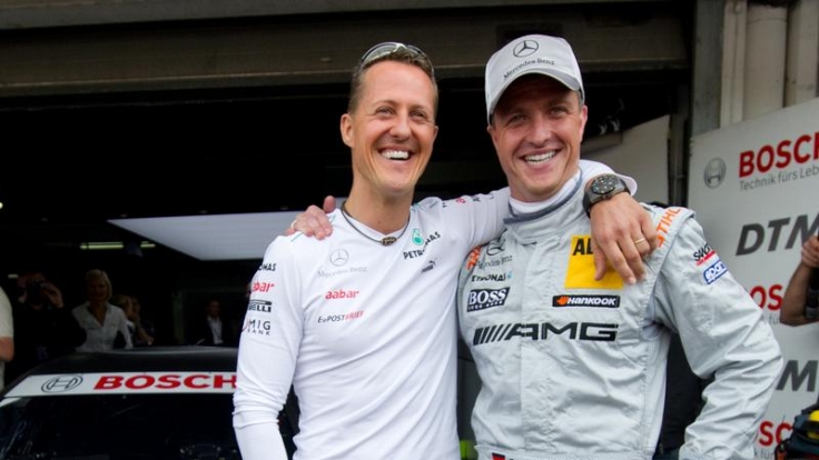 Gemeinsam machten Michael und Ralf Schumacher die Rennwelt unsicher.