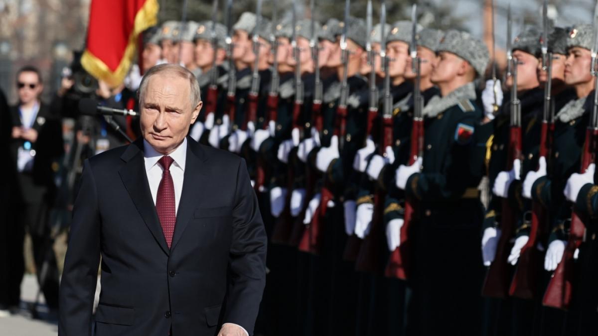 Wladimir Putin sorgte erneut f&uuml;r Doppelg&auml;nger-Wirbel. (Foto)