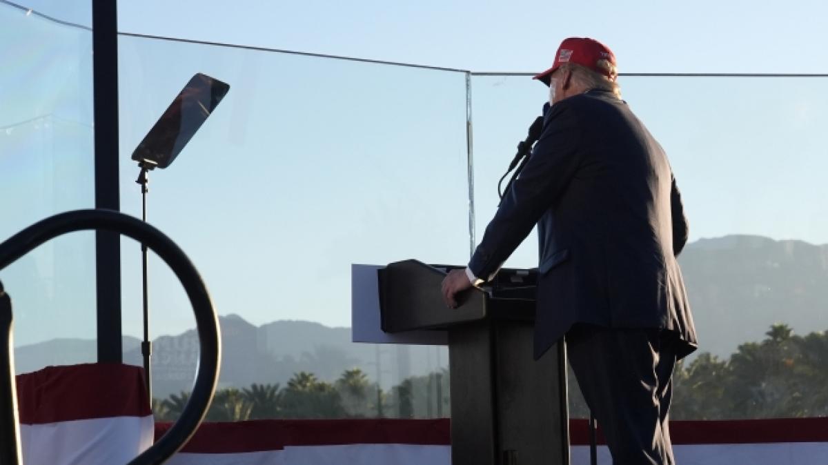 Bei Donald Trumps Ausf&uuml;hrungen schaltete sogar Fox News ab. (Foto)