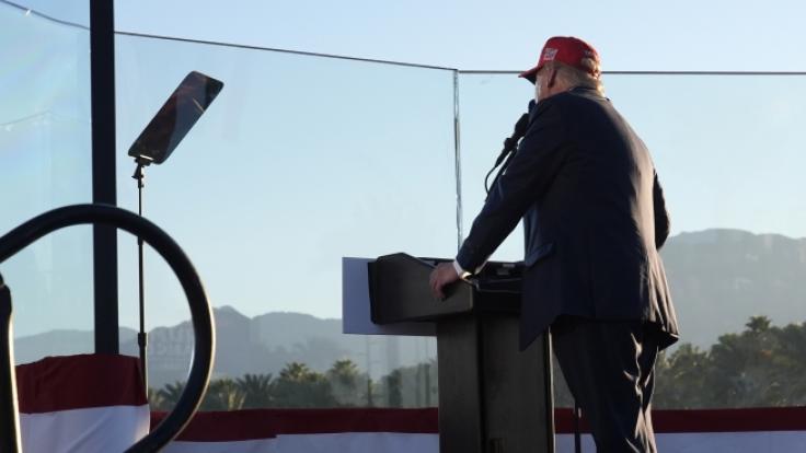Bei Donald Trumps Ausführungen schaltete sogar Fox News ab.