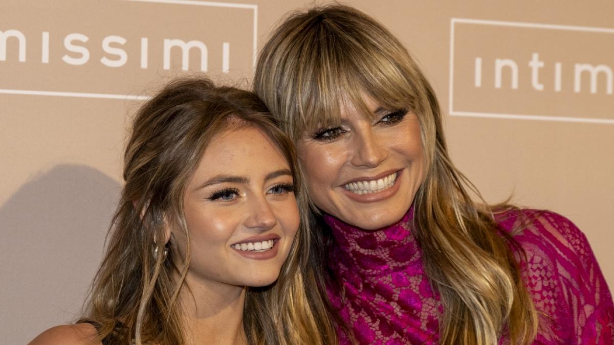 Leni Klum und Mama Heidi Klum bei einer Veranstaltung des Lingerie-Labels Intimissimi. (Foto)
