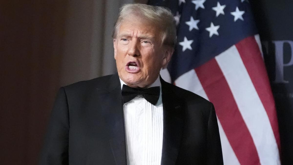 Donald Trump hat sich nach seinem Wahlsieg in Mar-a-Lago von seinen Gefolgsleuten feiern lassen. (Foto)
