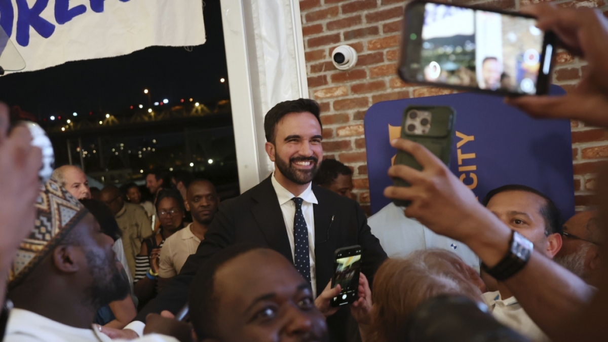 Zohran Mamdani gewinnt die demokratische Vorwahl in New York City. (Foto)