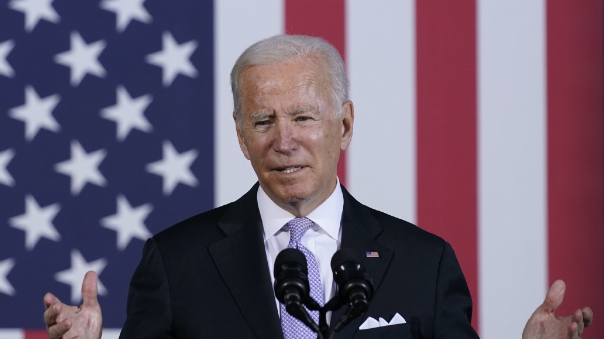 Joe Biden schien bei seiner j&uuml;ngsten Rede regelrecht auf Donald Trump fixiert. (Foto)