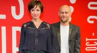 Julia Koschitz und Jürgen Vogel am 06. Oktober 2015 in Hamburg vor der Vorführung von 