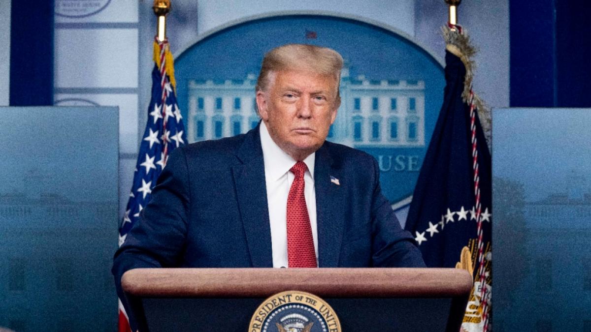 Wenige Hundert von Donald Trumps Anh&auml;ngerinnen und Anh&auml;ngerin protestierten vor dem US-Kapitol. (Foto)