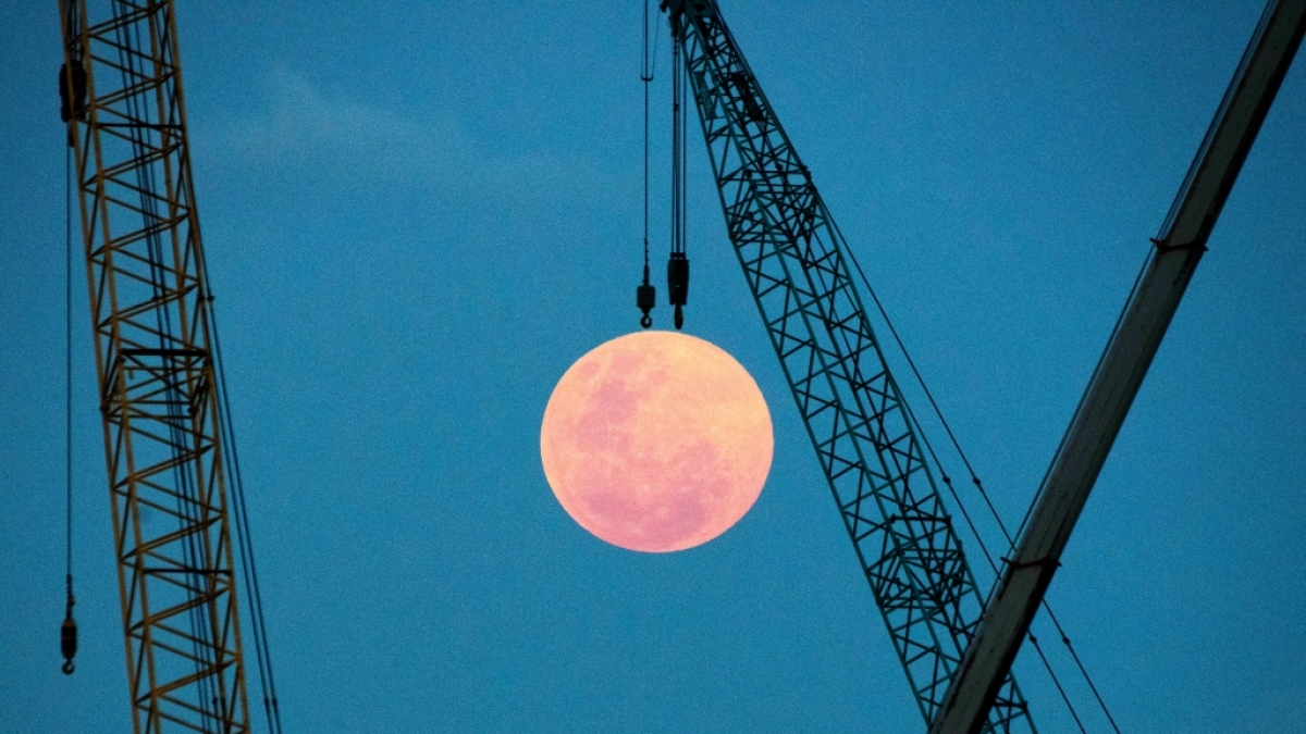 Im April erwartet uns ein pinkfarbener Vollmond. (Foto)