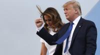 Von Spannungen ist bei Donald Trump und Ehefrau Melania nichts zu erkennen.