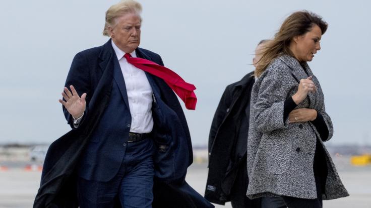 Melania Trump und US-Präsident Donald Trump sind seit 2005 verheiratet.