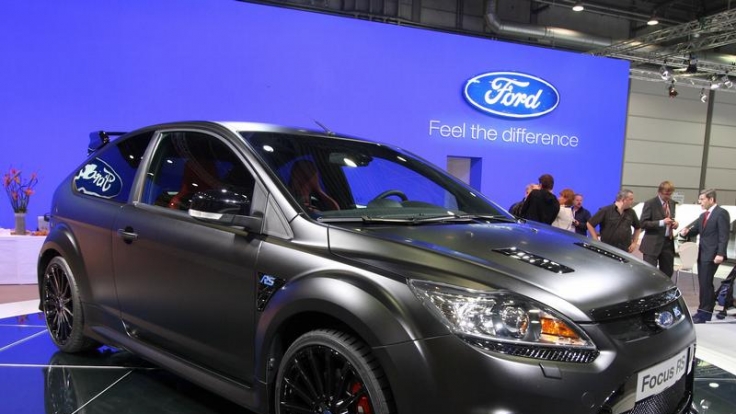 Mattschwarzer Flügelstürmer: Fords Focus RS 500 ist auf ebenso viele Exemplare limitiert - und bereits vergriffen.