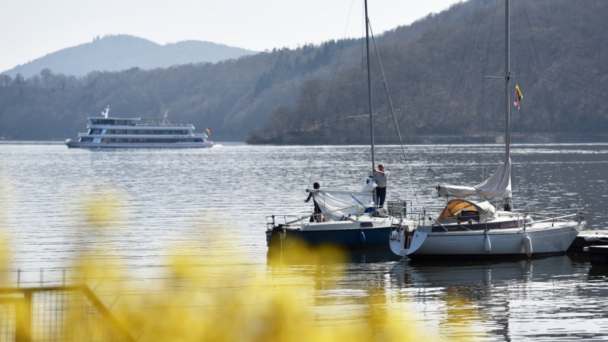 Der Edersee in Hessen. (Foto)