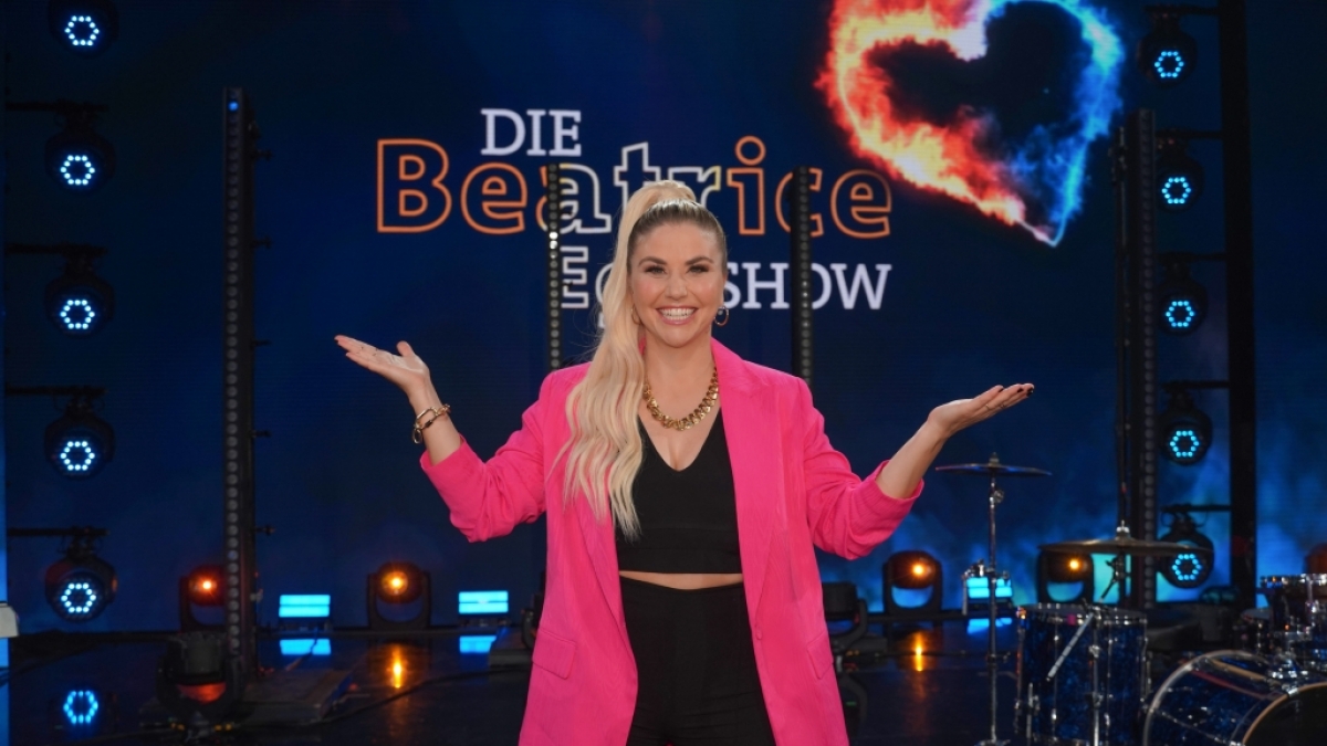 Beatrice Egli performte jetzt&nbsp;klatschnass. (Foto)
