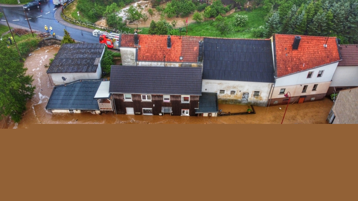 Schwere Unwetter sorgten am Wochenende in Deutschland f&uuml;r Chaos. (Foto)