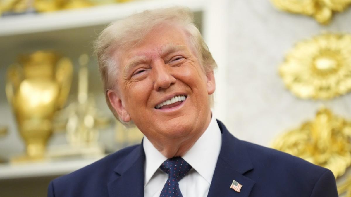 US-Pr&auml;sident Donald Trump sprach bei einem Termin im Wei&szlig;en Haus &uuml;ber die Freundschaft zu Nicki Minaj. (Foto)