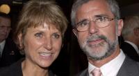 Gerd Müller, hier mit Ehefrau Uschi im Februar 2000 beim Festakt zum 100-jährigen Bestehen des FC Bayern München, wird am 3. November 2020 75 Jahre alt.