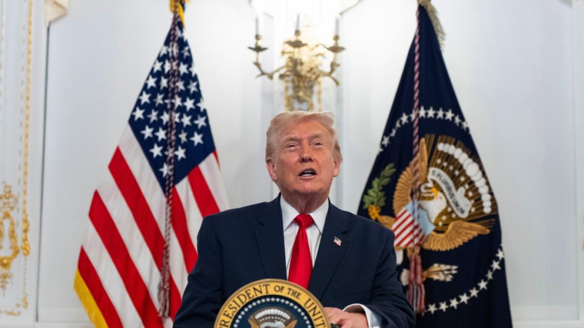 Donald Trump blamierte sich mit seiner Golf-Prahlerei. (Foto)