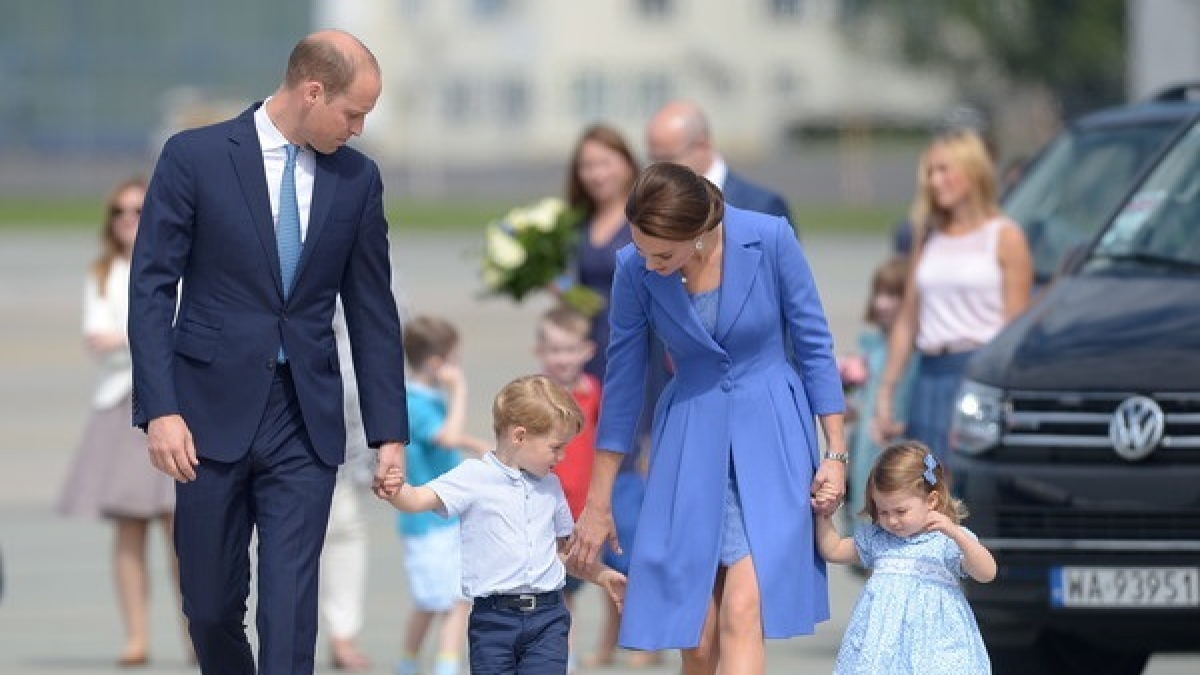 Die Reise von William und Kate beginnt in Warschau, Polen. Von hier aus reist die royale Familie nach Deutschland. (Foto)
