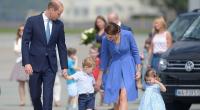 Die Reise von William und Kate beginnt in Warschau, Polen. Von hier aus reist die royale Familie nach Deutschland.