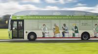 Dieser Bus wird mit Kot betrieben.