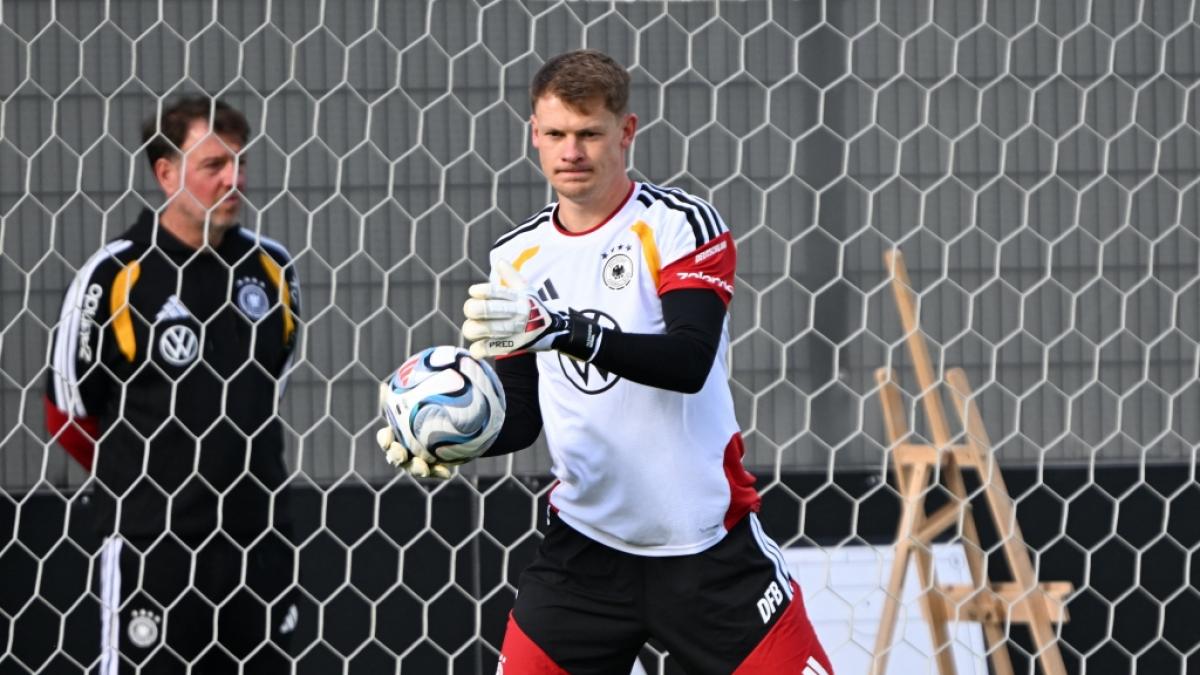 Alexander N&uuml;bel h&uuml;tet das Tor f&uuml;r die deutsche Nationalmannschaft. (Foto)