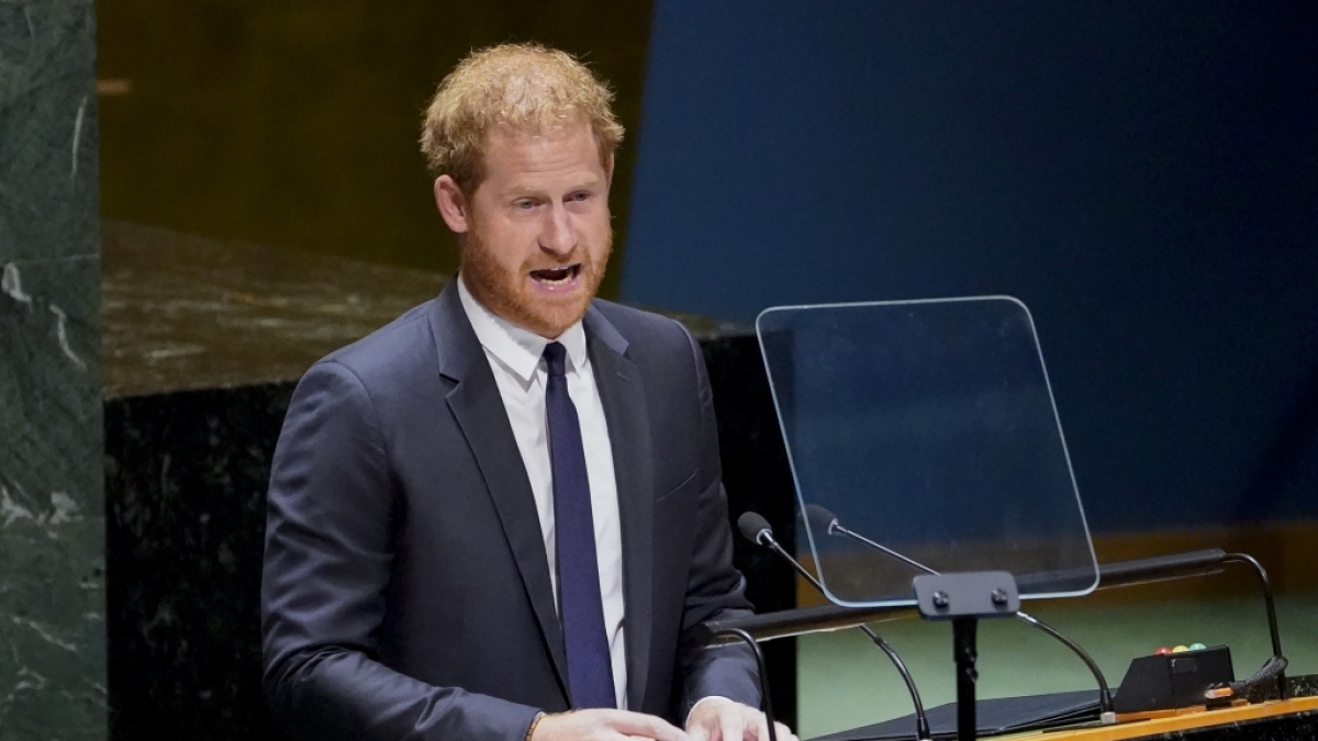 Prinz Harry wurde wegen seiner UN-Rede von Meghan McCain angegriffen. (Foto)