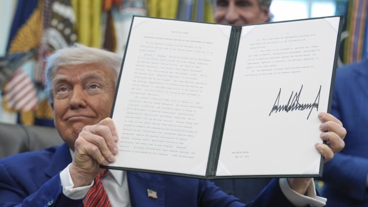Donald Trump hat einen Ex-Sheriff begnadigt. (Foto)