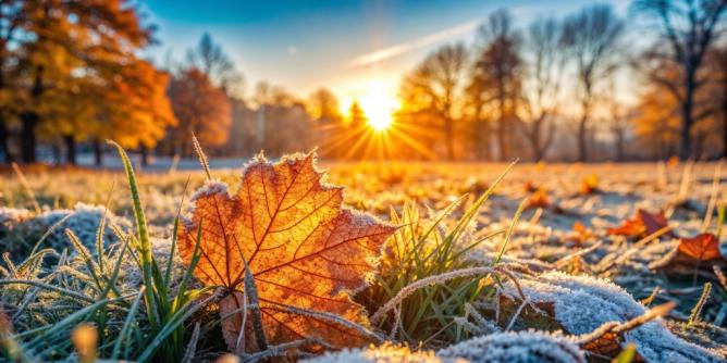 Frost-Warnung im Oktober