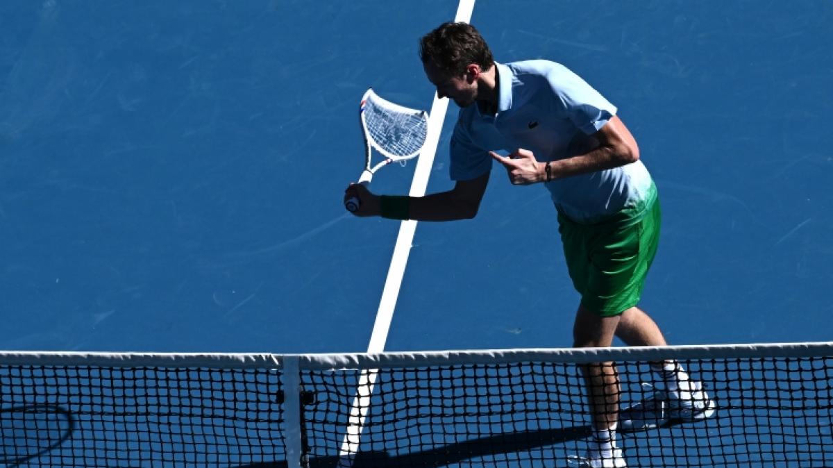 Bei den Australian Open konnte Daniil Medwedew kaum noch an sich halten. (Foto)