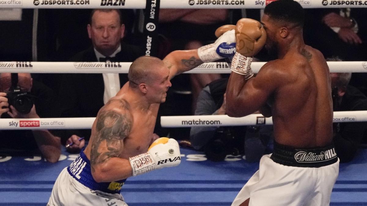 Oleksandr Usyk schaffte es wieder, Anthony Joshua in den Championship-Runden auszuboxen (Foto)
