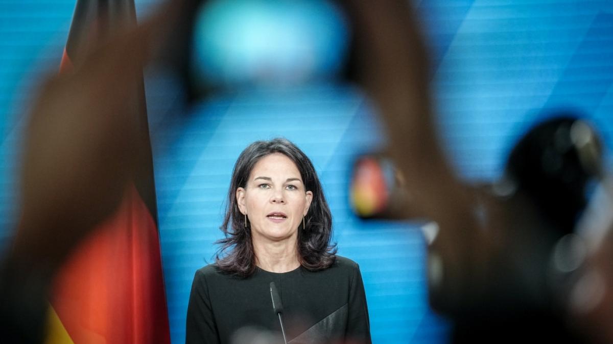 Annalena Baerbock ist gegen einen Vergeltungsschlag Israels an den Iran. F&uuml;r ihre Aussagen wird sie von V&ouml;lkerrechtlern kritisiert. (Foto)