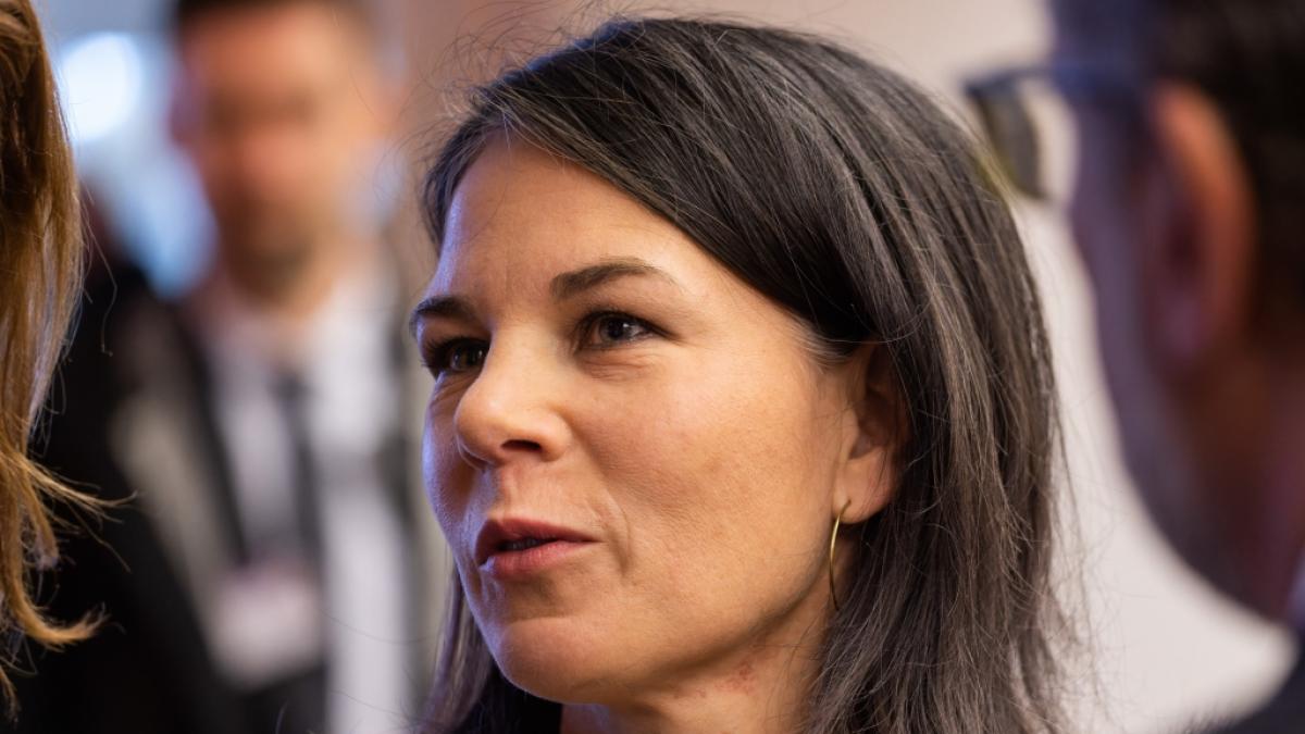 Annalena Baerbock ist am Dienstag in Kiew eingetroffen. (Foto)