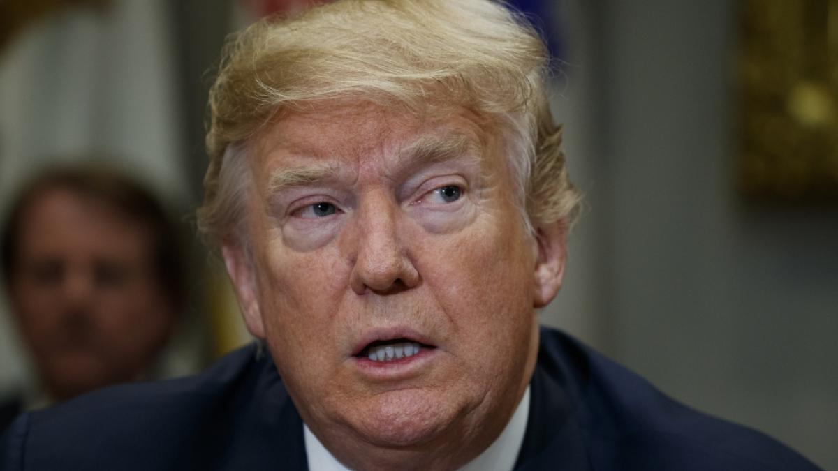 Die Details von Donald Trumps Sch&auml;ferst&uuml;ndchen mit Pornostar Stormy Daniels kamen jetzt vor Gericht detailliert ans Licht. (Foto)