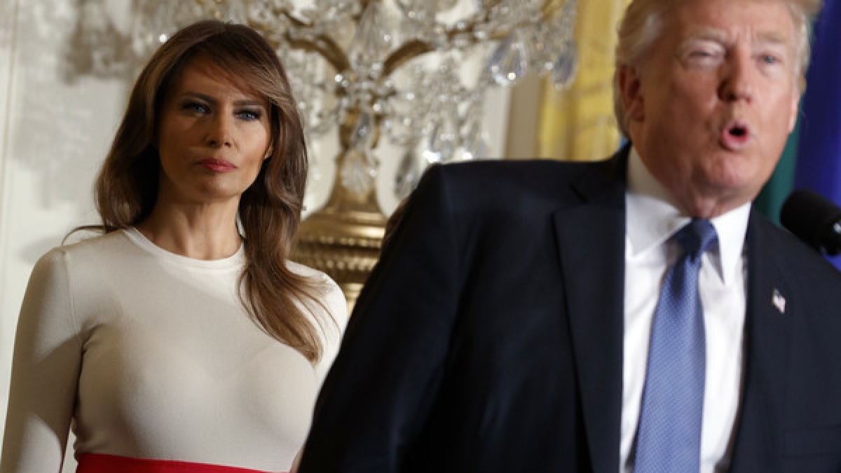 First Lady Melania Trump bei einer Veranstaltung anl&auml;sslich des Aktionsmonats f&uuml;r das spanische Kulturerbe. (Foto)