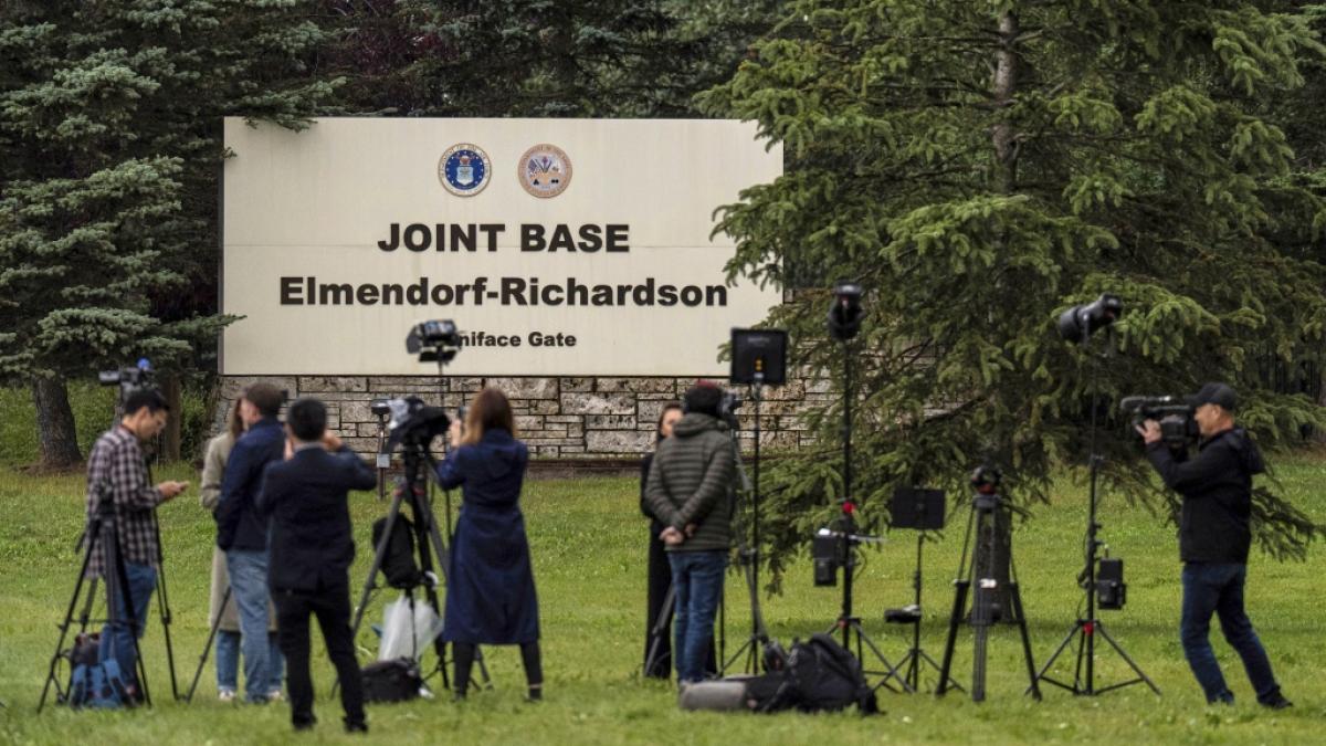 Der US-Milit&auml;rst&uuml;tzpunkt Elmendorf-Richardson bei Anchorage im US-Bundesstaat Alaska wird Schauplatz des Gipfeltreffens zwischen Donald Trump und Wladimir Putin am 15. August 2025. (Foto)