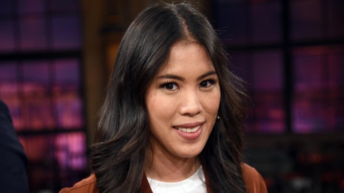 Mai Thi Nguyen-Kim im Studio der WDR-Talkshow "K&ouml;lner Treff". (Foto)